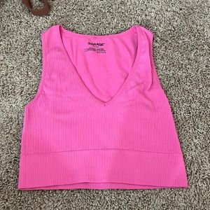 Pink crop top- garage